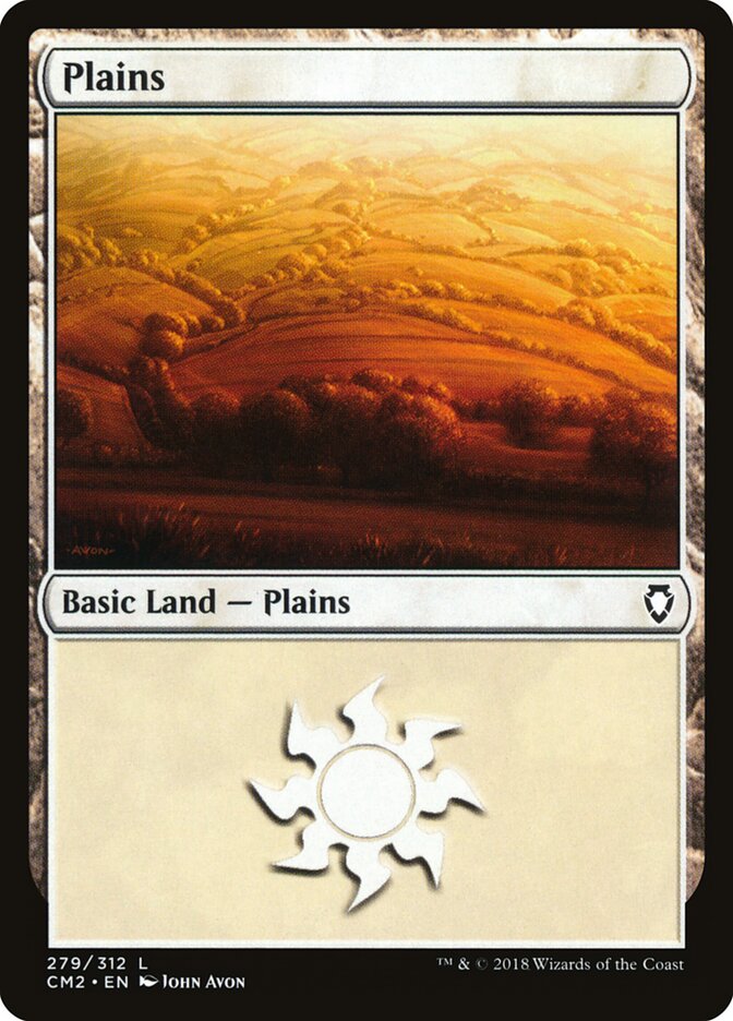 Plains card front