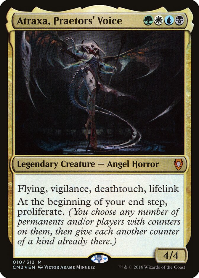 Atraxa, Praetors' Voice card front