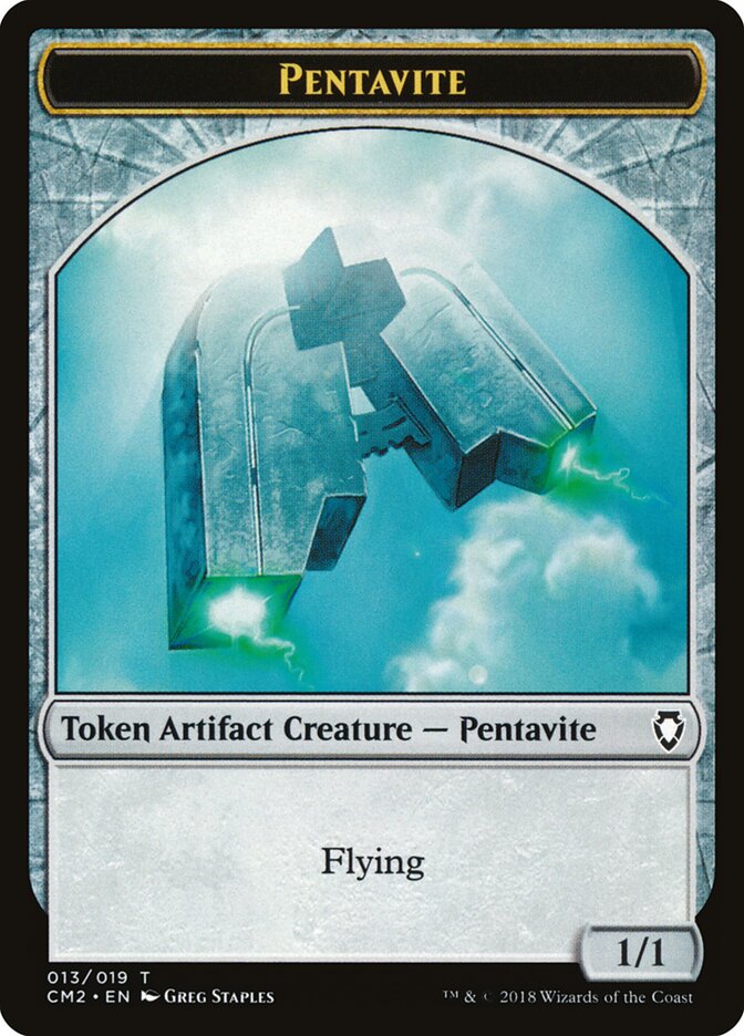 Pentavite card front