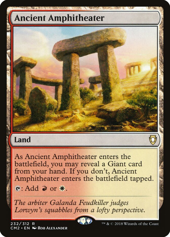 Ancient Amphitheater card front