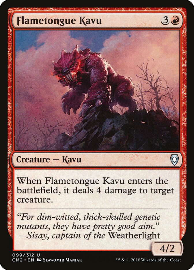 Flametongue Kavu card front