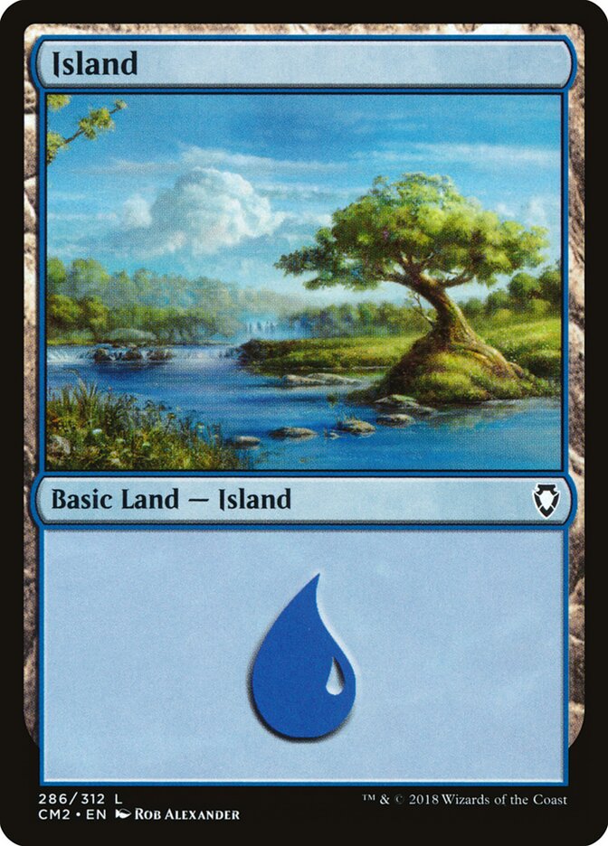 Island card front