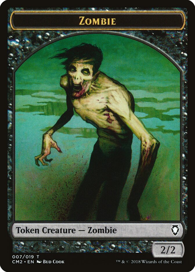 Zombie card front