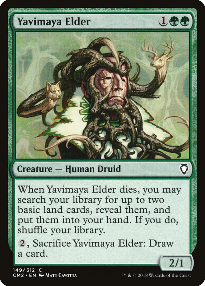 Yavimaya Elder card front