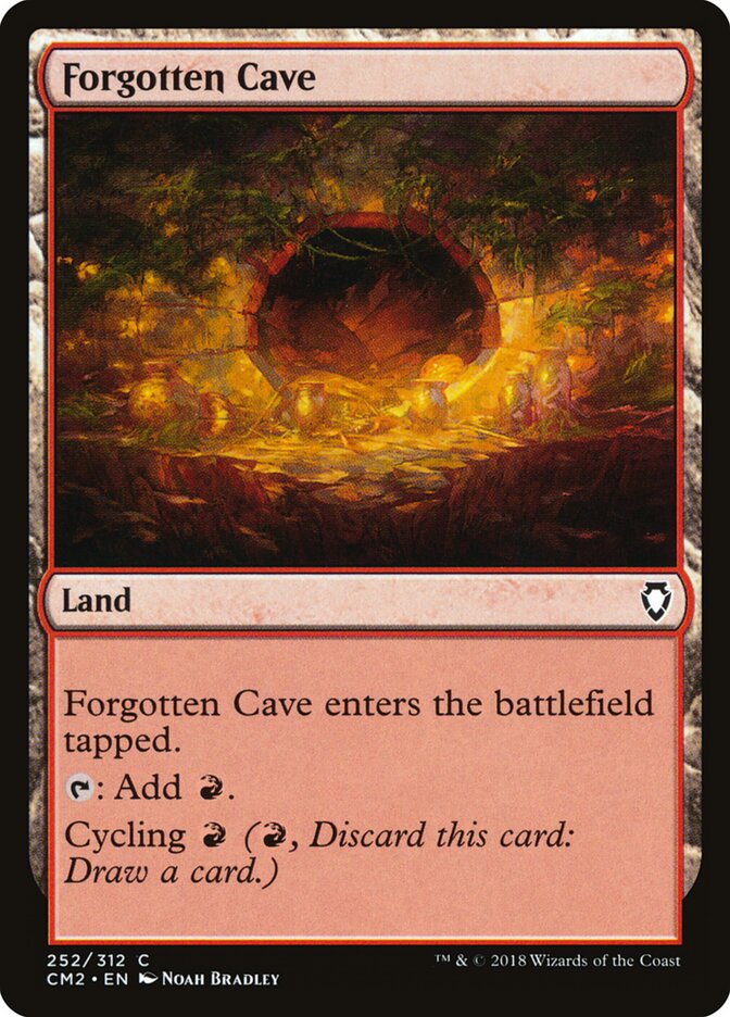 Forgotten Cave card front