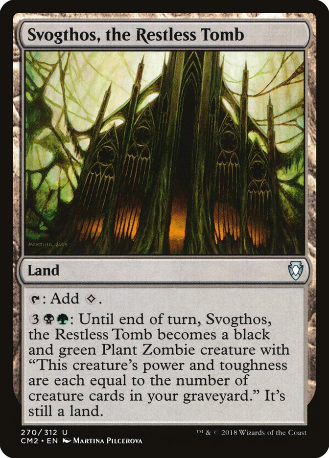 Svogthos, the Restless Tomb card front