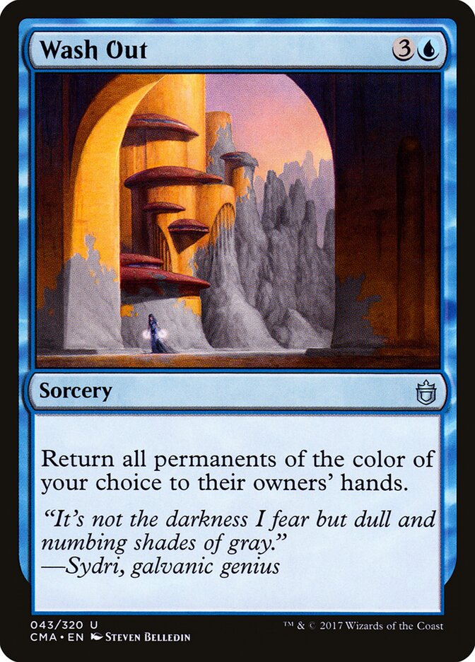 Wash Out card front