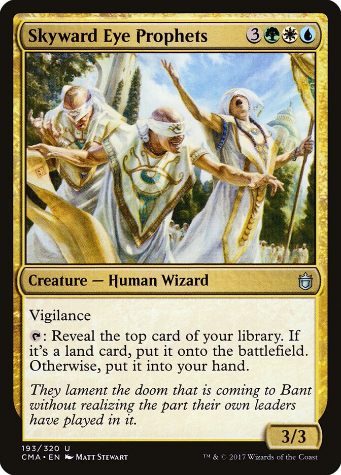 Skyward Eye Prophets card front
