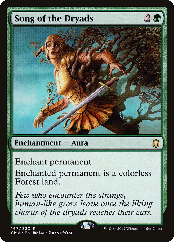 Song of the Dryads card front