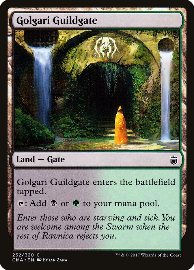 Golgari Guildgate card front