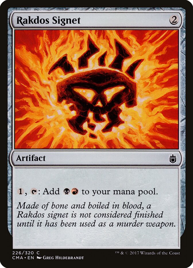Rakdos Signet card front