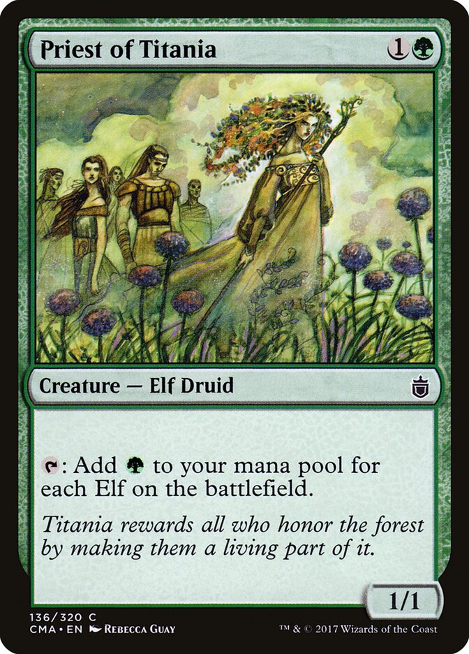 Priest of Titania card front