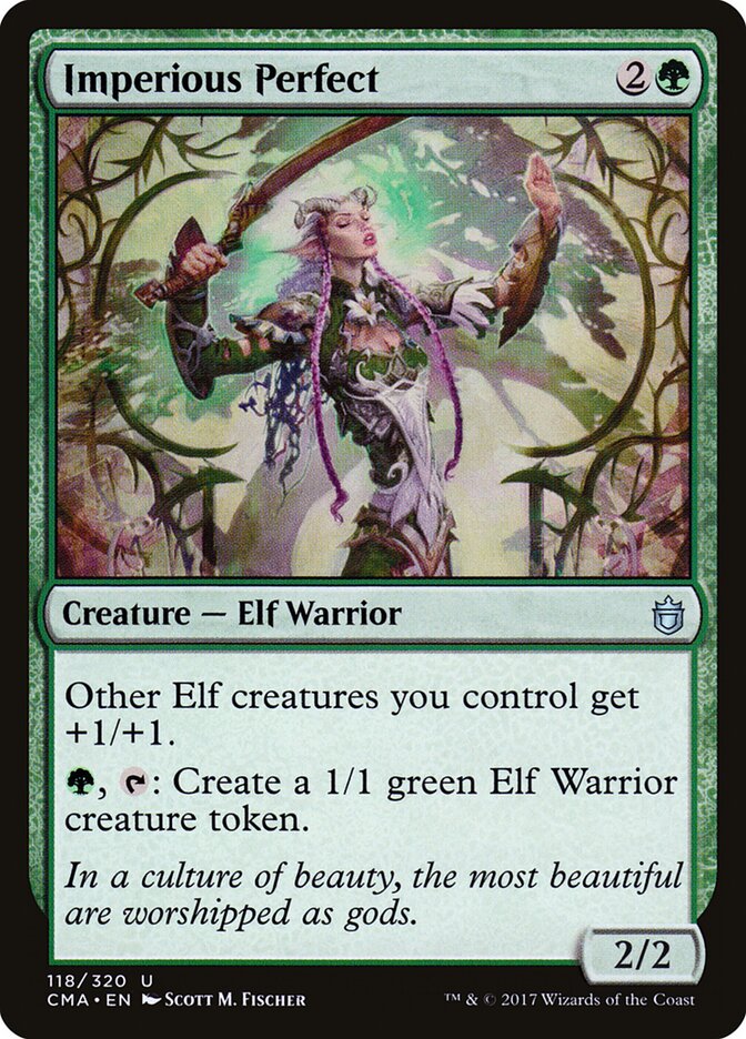 Imperious Perfect card front