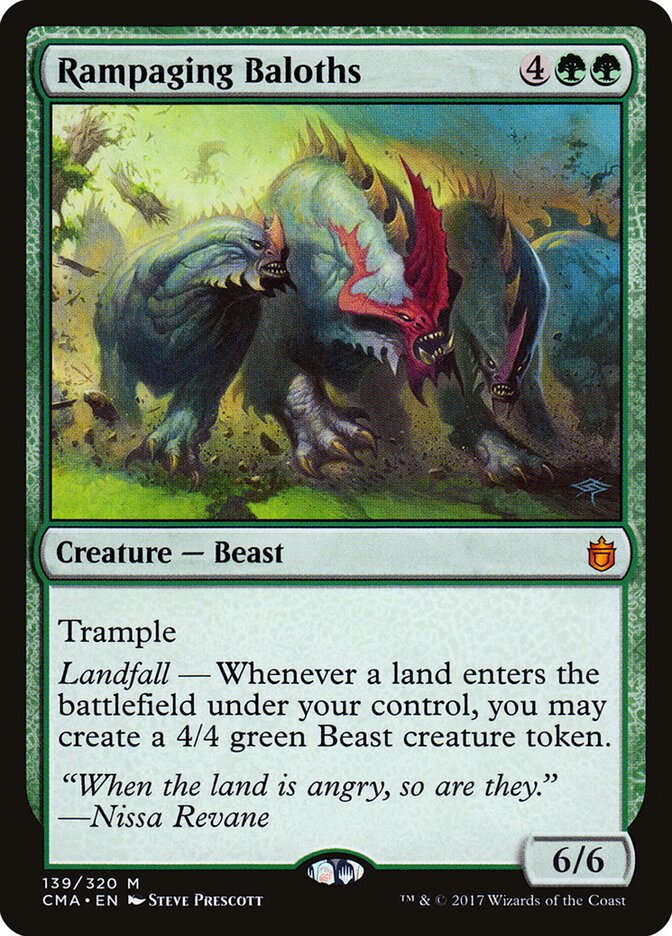 Rampaging Baloths card front