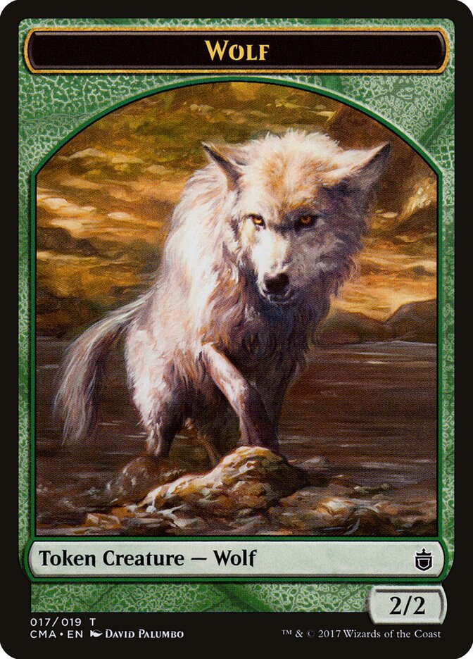 Wolf card front