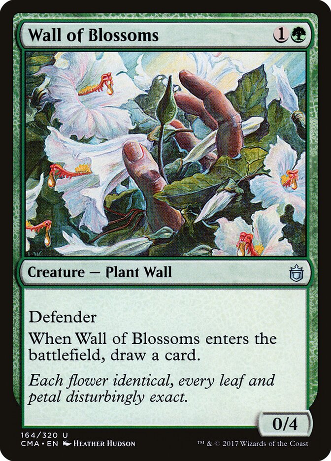 Wall of Blossoms card front