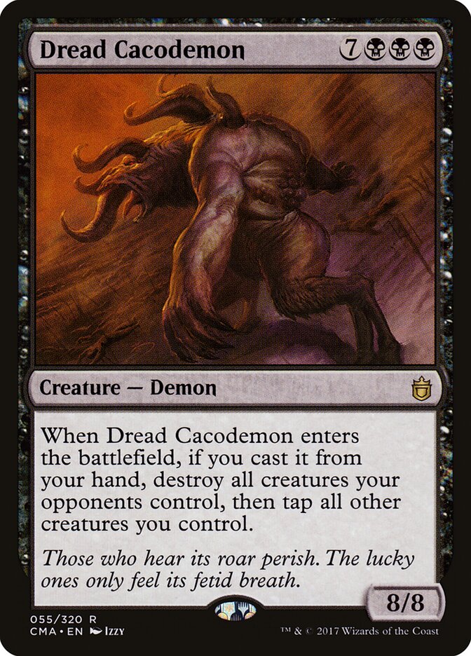 Dread Cacodemon card front