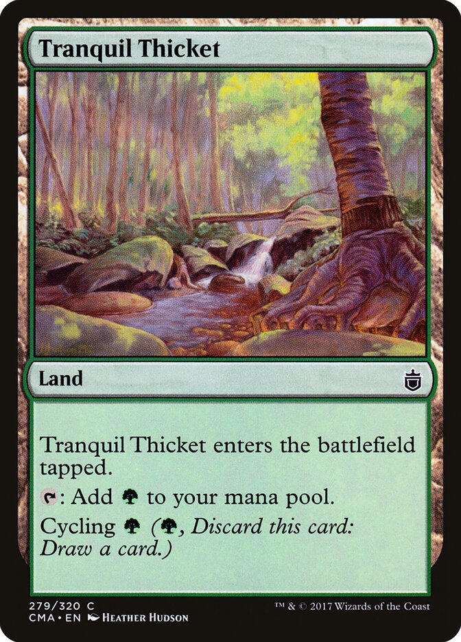 Tranquil Thicket card front