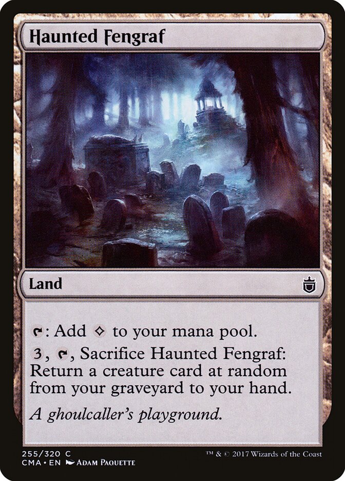 Haunted Fengraf card front