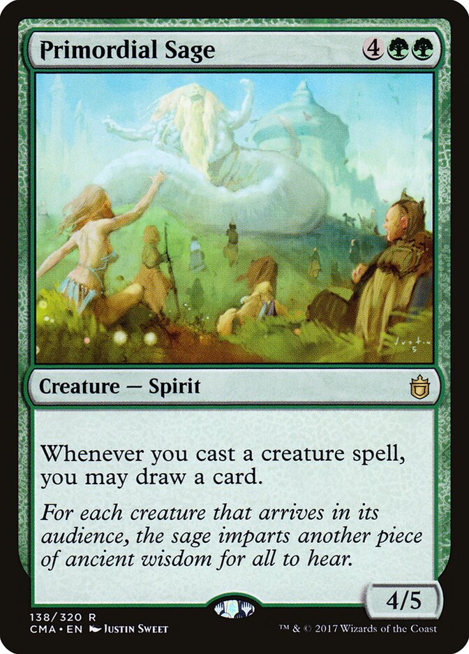 Primordial Sage card front
