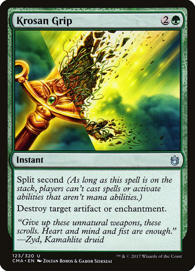 Krosan Grip card front