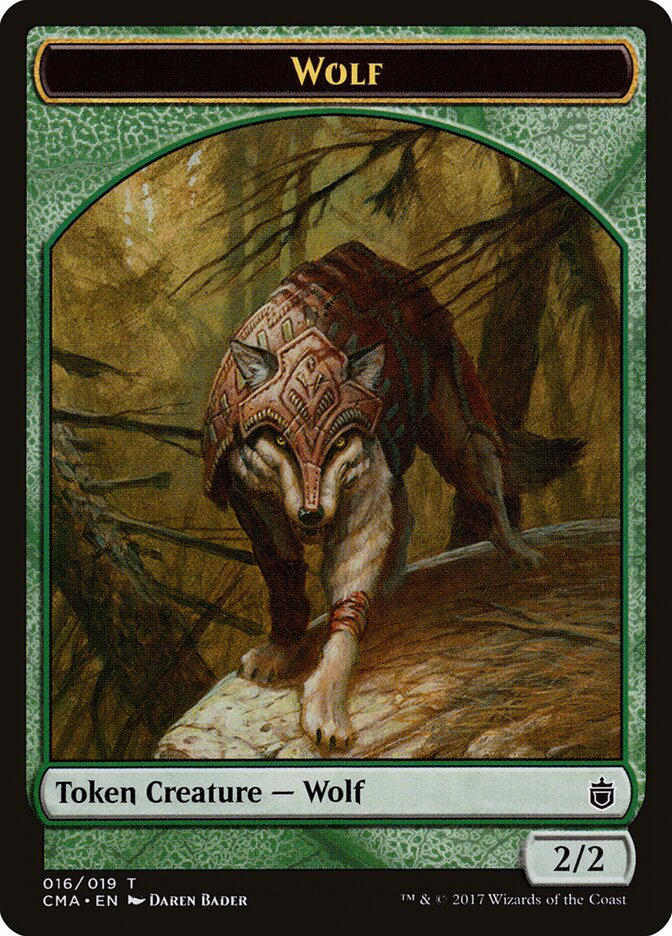 Wolf card front