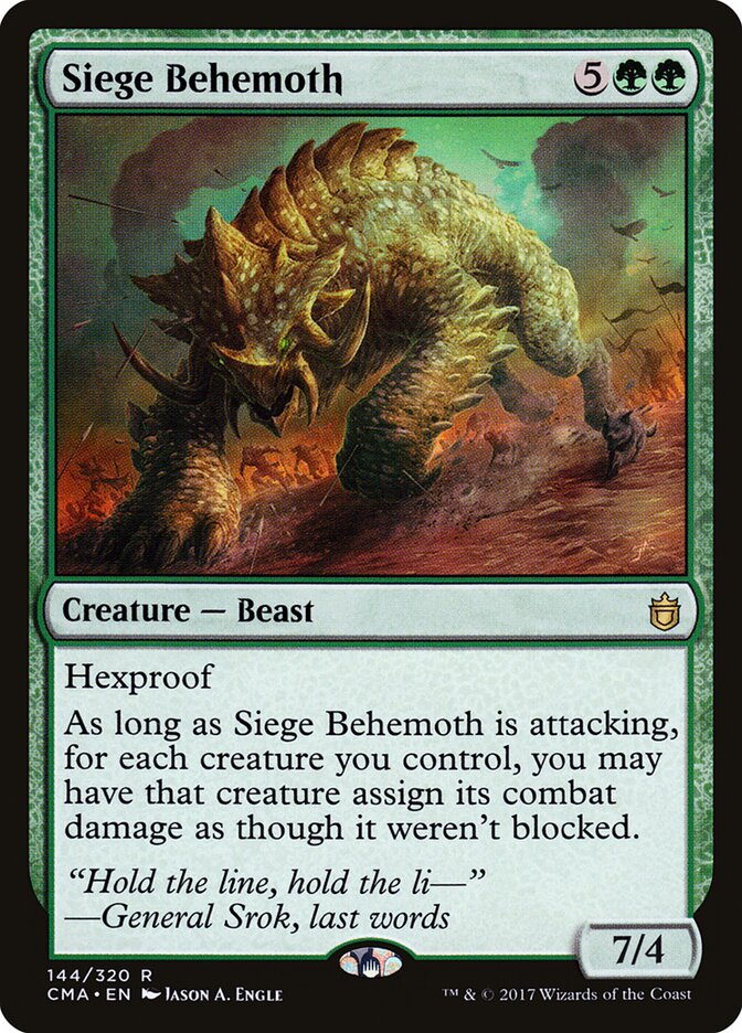 Siege Behemoth card front