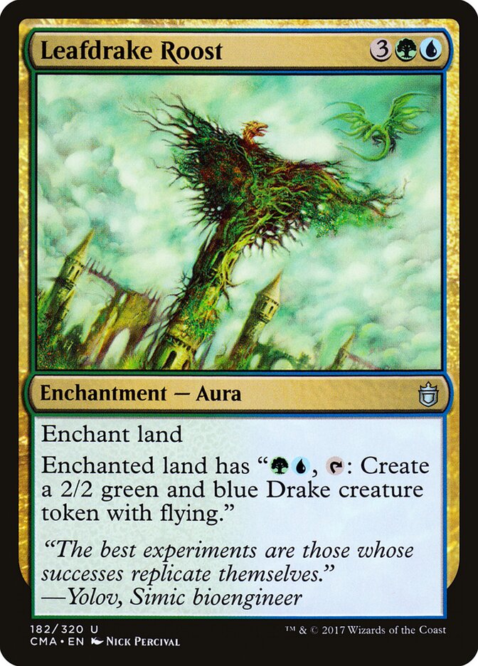 Leafdrake Roost card front