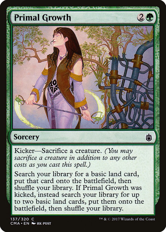 Primal Growth card front