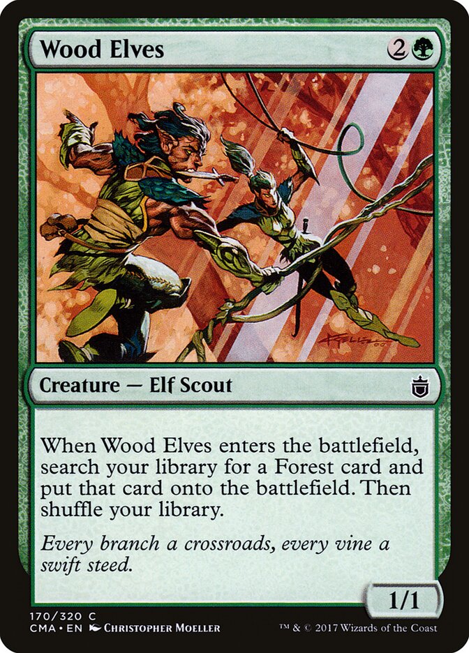 Wood Elves card front