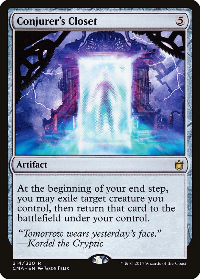 Conjurer's Closet card front