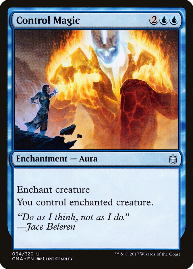 Control Magic card front