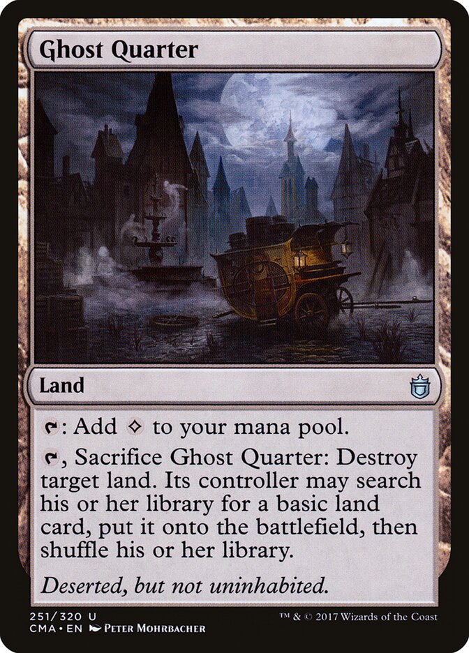 Ghost Quarter card front