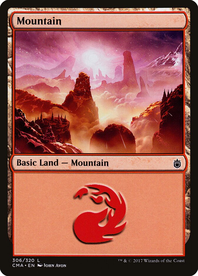 Mountain card front