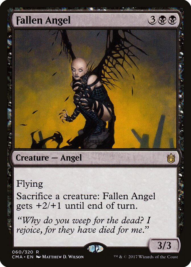 Fallen Angel card front