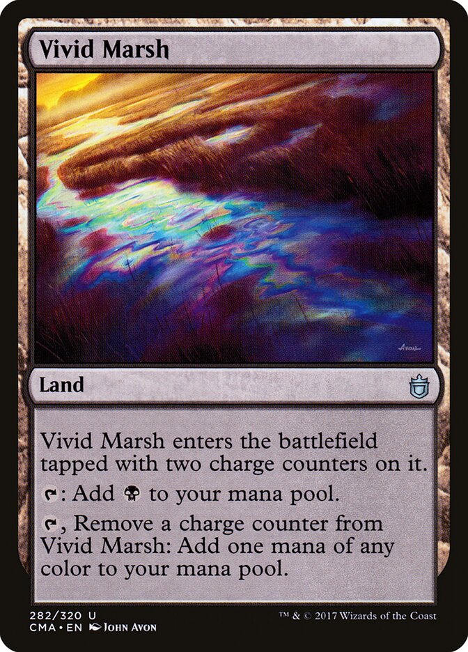 Vivid Marsh card front