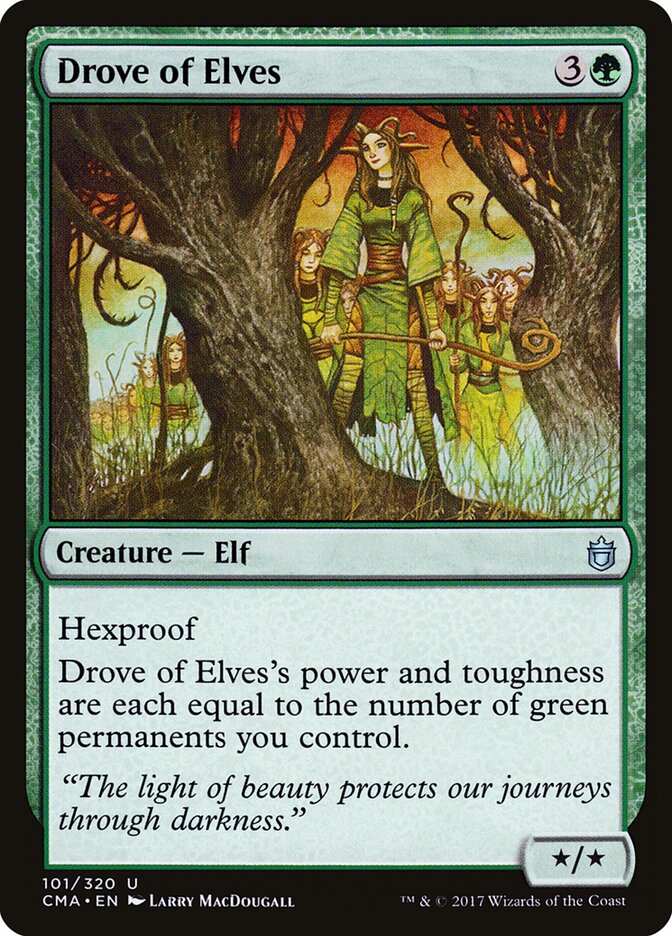 Drove of Elves card front