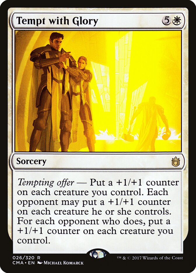 Tempt with Glory card front