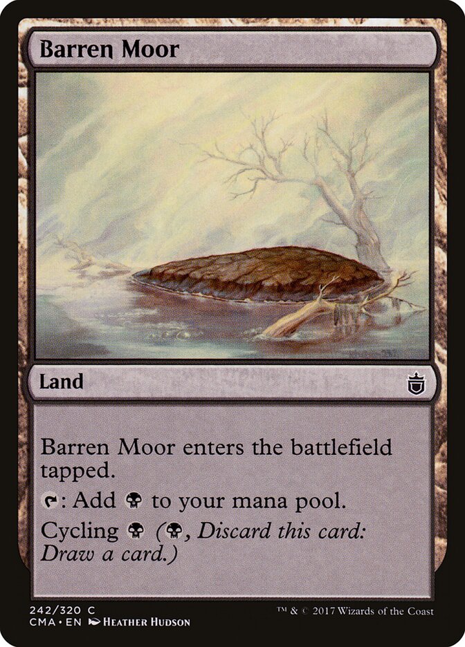 Barren Moor card front