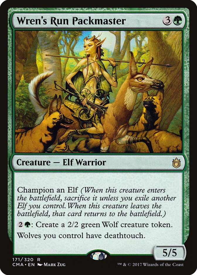 Wren's Run Packmaster card front