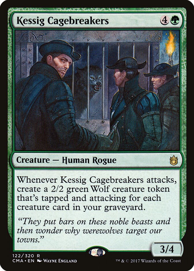 Kessig Cagebreakers card front