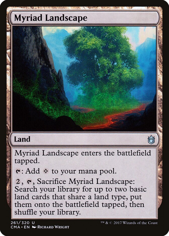Myriad Landscape card front