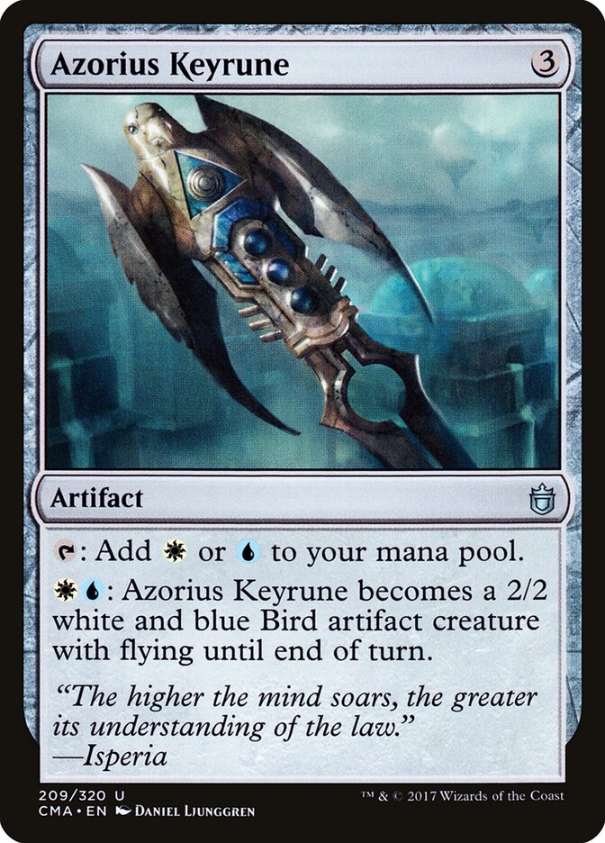Azorius Keyrune card front