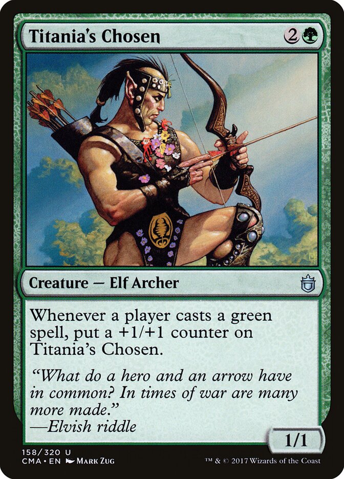 Titania's Chosen card front