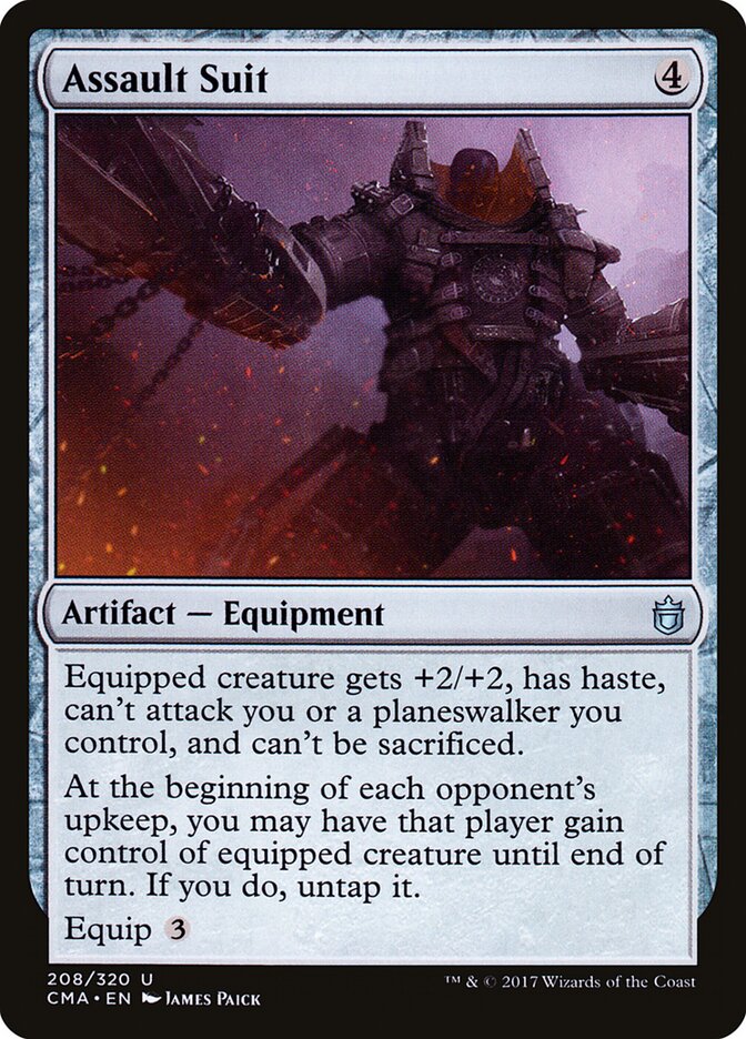 Assault Suit card front