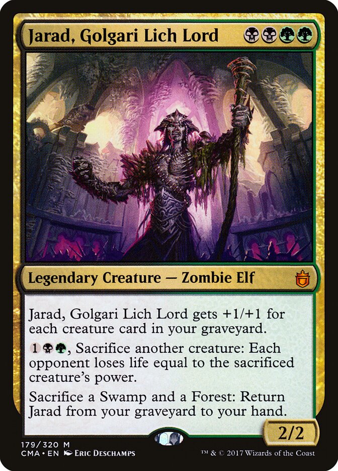 Jarad, Golgari Lich Lord card front