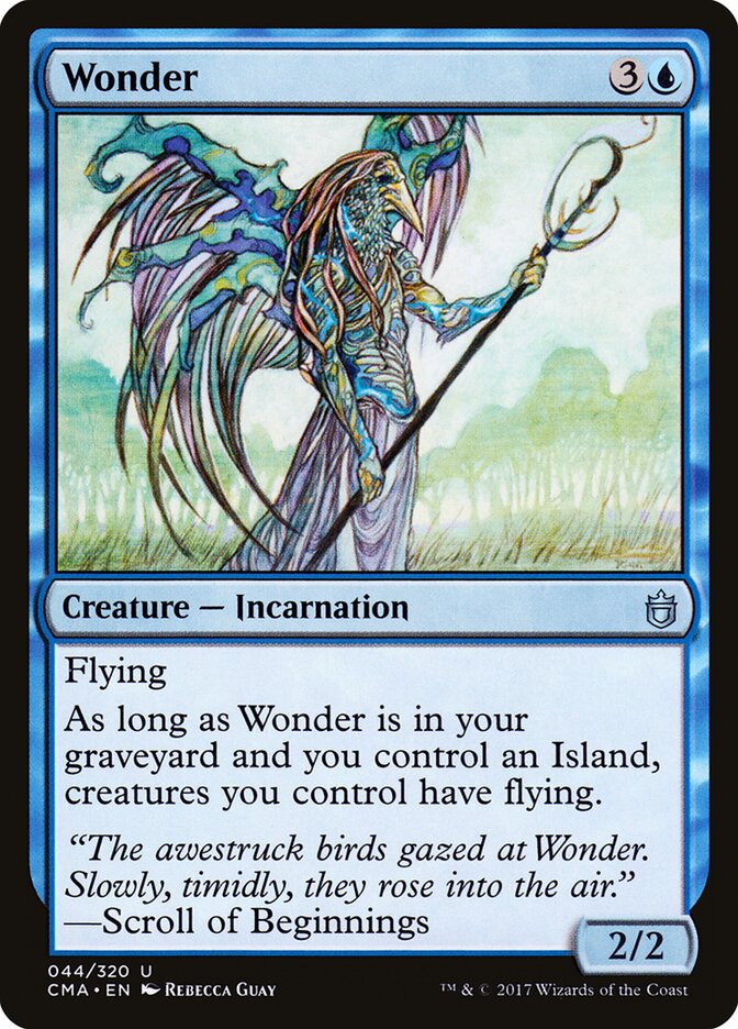 Wonder card front
