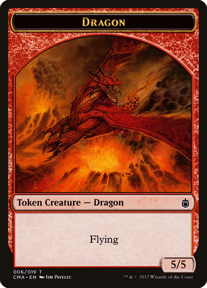 Dragon card front