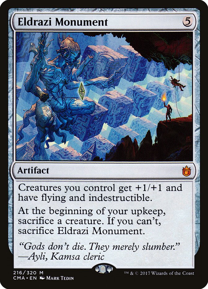 Eldrazi Monument card front
