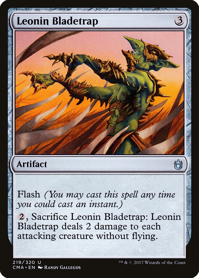 Leonin Bladetrap card front